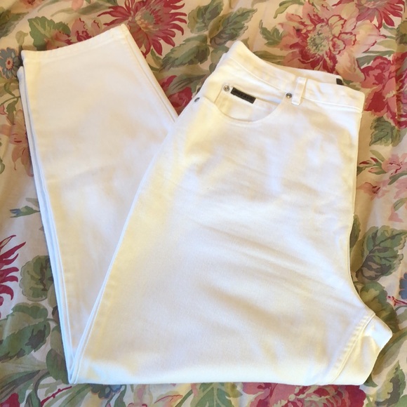 Vintage 90s JONES NY JEANS size 16W Mom Jean High-Waist BOOTY 🍑 100% Cotton USA - Picture 1 of 16